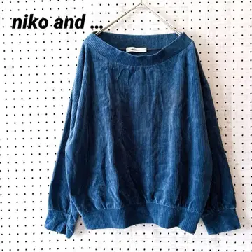 니코앤드 코듀로이 풀오버 (3) 루즈핏 실루엣 가을/겨울 네이비 계열