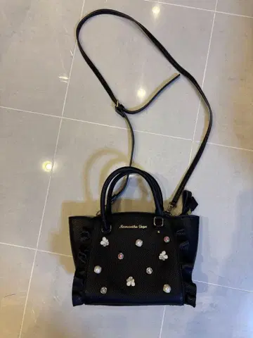 사만사 베가 블랙 숄더백