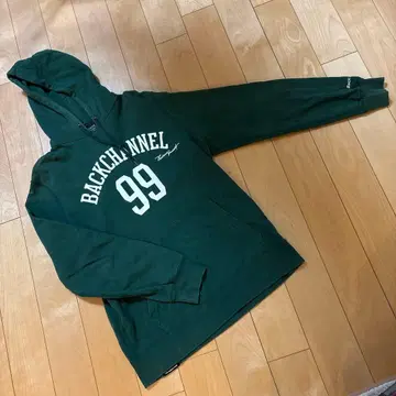 BACKCHANNEL 다크 그린 후드티 99