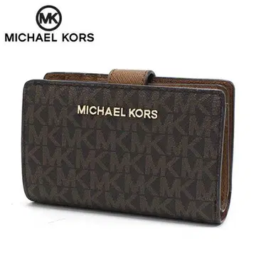 MICHAEL KORS 접이식 지갑 BROWN