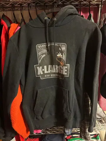 X-LARGE 후드티 L 블랙