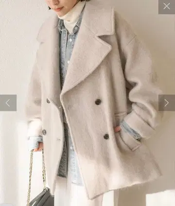 리브 드로와 샤기 미들 코트