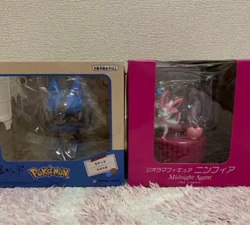 포켓몬 디오라마 피규어 니미아 룩업 루카리오 세트