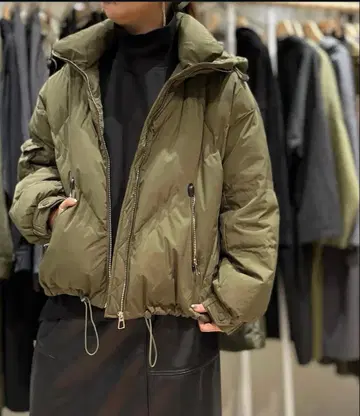 멜란지 melange 다운 자켓