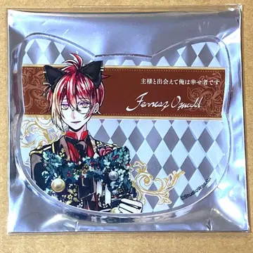 페네스 악마고양이 난자타운 아크릴 코스터 아쿠코 악마집사와 검은 고양이