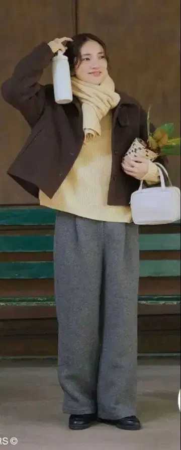 진무 사와 씨 착용 ] [ UR TECH ] 완성/따뜻한 턱 이지 팬츠