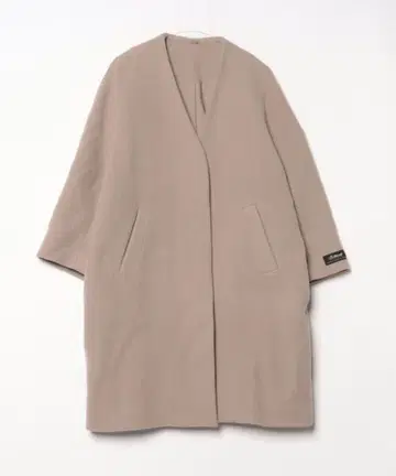 베이지 미디엄 기장 코트 사이즈 0 미라 오웬