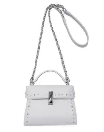 [ 얼룩 있음 ] CELFORD 비쥬 스터드 미니백 다크 그레이