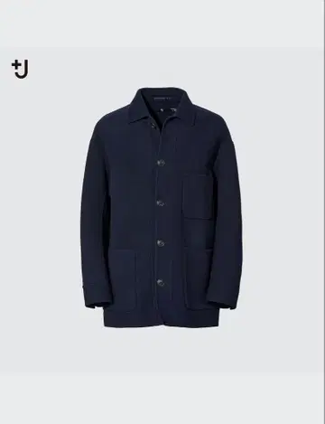 +J 울 블렌드 오버 사이즈 셔츠 자켓