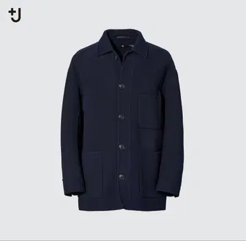 +J 울 블렌드 오버 사이즈 셔츠 자켓