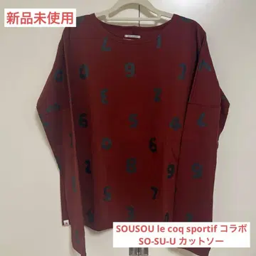 미사용 새상품 SOUSOU le coq sportif 콜라보 티셔츠