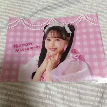 FRUITS ZIPPER 마츠모토 카렌 클리어 파일 스키복권