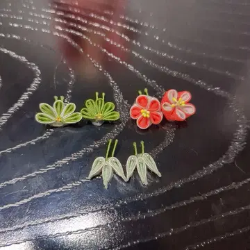 송죽매 인형용 머리 장식 6세트 B