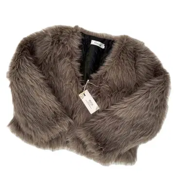 졸업식 성인식 여성용 퍼 모코모코 아우터 셀럽 갸루 숏 기장