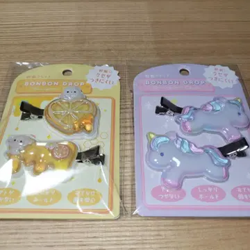 모자 꽁지 드롭 앞머리 클립 토끼 꿀 유니콘