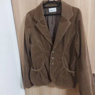 TSUMORI CHISATO 코듀로이 자켓 브라운