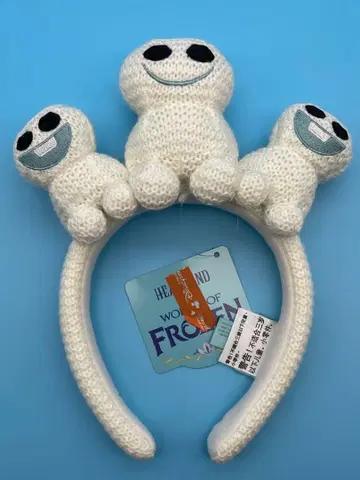 홍콩 디즈니 안나 스노우 기스 머리띠