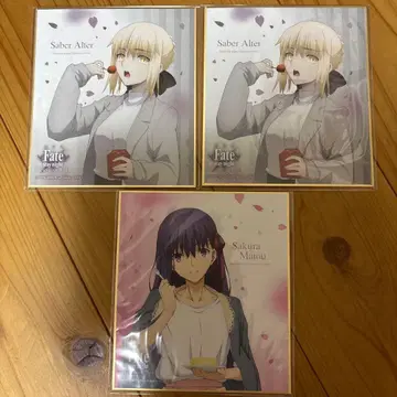 Fate/stay night 미니 색지 코스터 묶음 판매