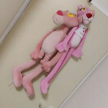 핑크팬서 봉제 인형 대, 중, 2세트,
