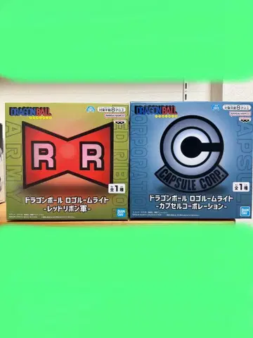 드래곤볼 로고 룸 라이트 캡슐 코퍼레이션 레드 리본 군