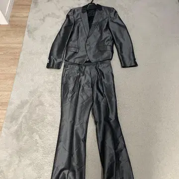 V-men 그레이 스트라이프 슬림핏 수트 3종 세트