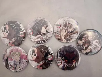 귀멸의 칼날 전 집중 전시회 캔뱃지 막간화 셋 넷