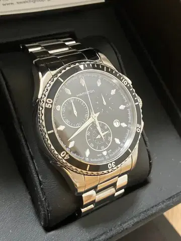 해밀턴 재즈 마스터 씨뷰 크로노그래프