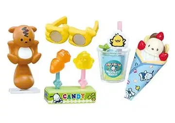 새상품 유원지 왜건 포차코 크레이프 리멘트 미니어처 마스코트