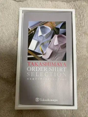 타카시마야 오더 셔츠 셀렉션 오더 셔츠 맞춤권