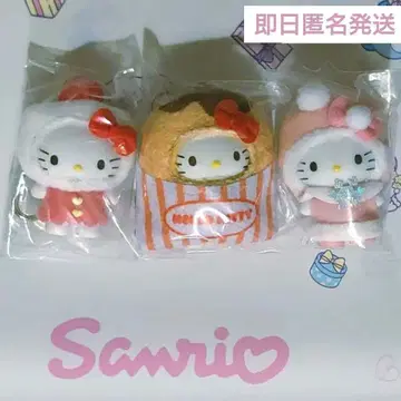 산리오 치비토모 시크릿 키링 키티 3종 세트