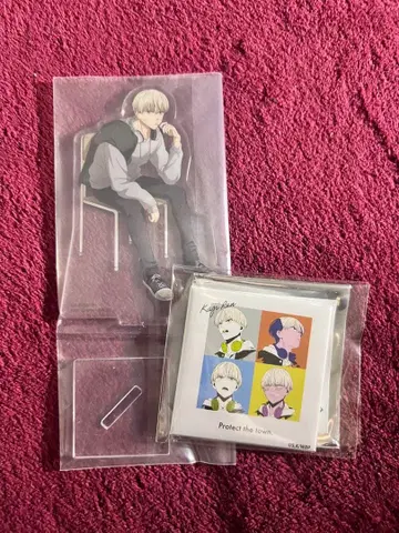 WINDBREAKER 스퀘어 캔뱃지 아크릴 스탠드 카지 렌