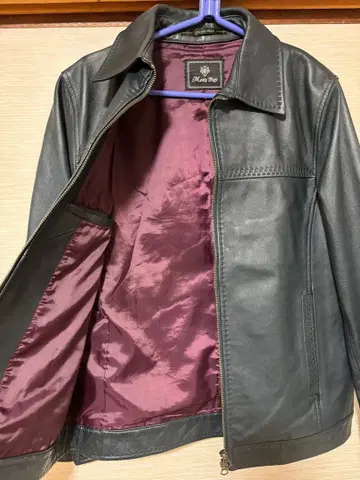 남성용 비기 가죽 라이더 자켓 S 사이즈