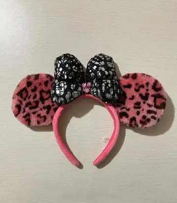 레오파드 무늬 머리띠