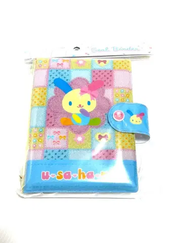 새상품 산리오 우사하나 씰북 바인더