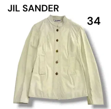 JIL SANDER 질 샌더 가죽 자켓 34