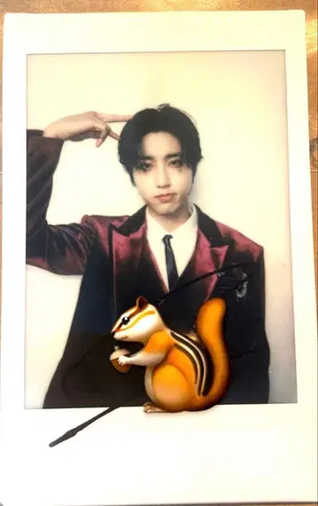 straykids HAN 친필 사인 폴라로이드