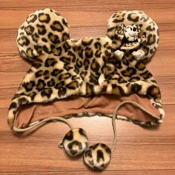 디즈니 팬캡 레오파드 무늬 미니