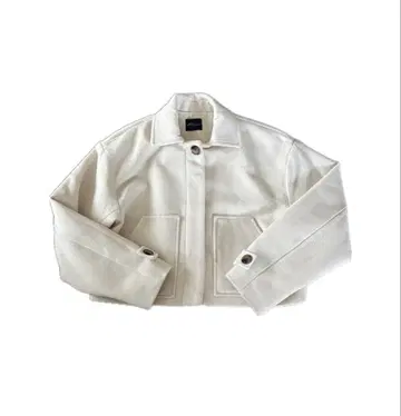 포켓 디자인 숏코트 고베 레터스