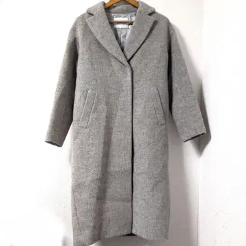 스픽 앤 스팬 체스터 코트 38 그레이 롱 코트 울 S