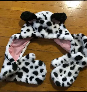 101마리 강아지 팬캡 머플러