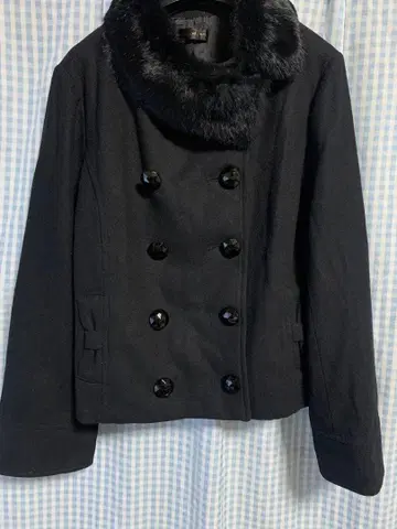 빅 사이즈 숏 기장 코트 자켓