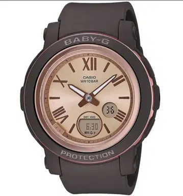 새상품 BABY-G BGA290 시리즈 브라운 손목시계 CASIO