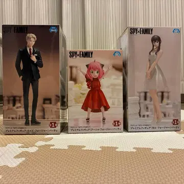 [ 미개봉 ] SPY x FAMILY 프리미엄 피규어 3체 세트