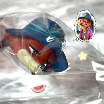 주토피아 패션 반지 가챠가챠 4개 세트