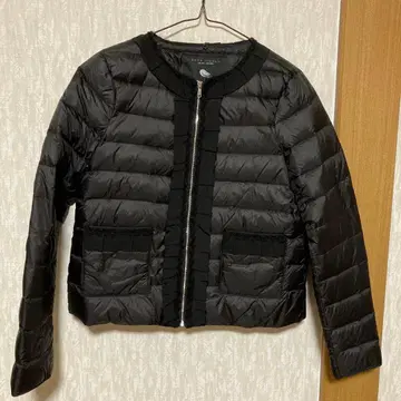 ZARA WOMAN 블랙 다운 자켓