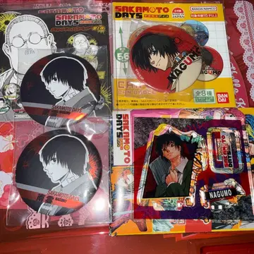 사카모토 데이즈 컬렉션 캔뱃지 아크릴 스탠드 나구모 세트