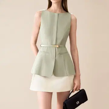 [ Saturday Club ] 컬러 블록 원피스