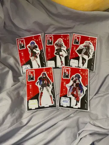 카미츠바키시 건설 중 아크릴 스탠드 라운드 원 한정판 5종 세트