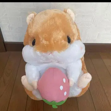 햄스터 봉제 인형 딸기 포함
