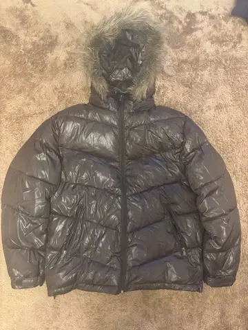 Y2K 헤이세이 갸루 남자 시크 스타일 퍼 다운 자켓 드로우 코드 그런지